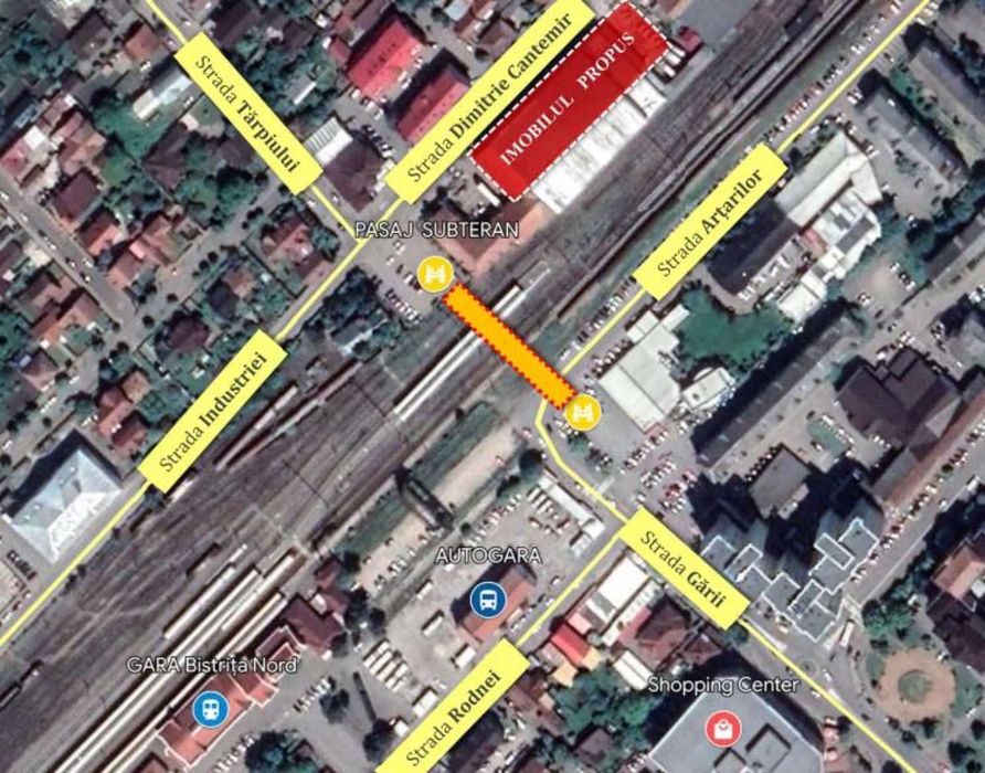 Bistrita - cladire comerciala 4785 mp, destinatii multiple