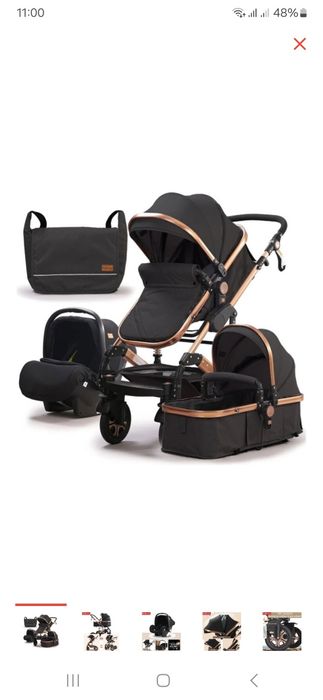 Каляска детская три в одном .