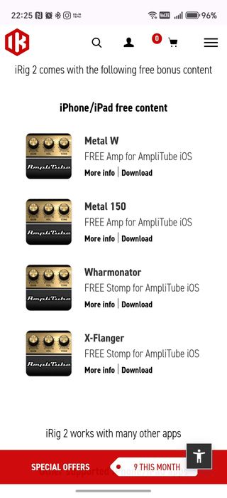 Продавам чисто нов IK Multimedia iRig 2 – интерфейс за китара