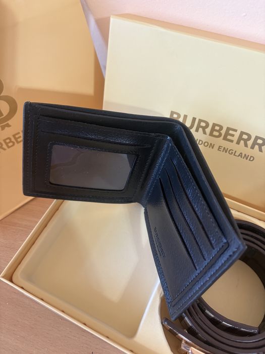 portofel si curea Burberry