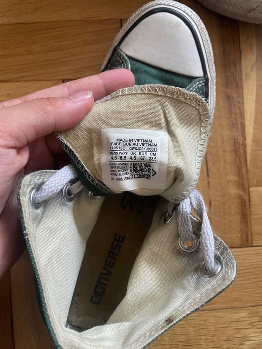 зелени женски конвърси