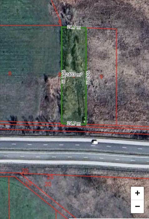 Земя лице магистрала тракия 143km