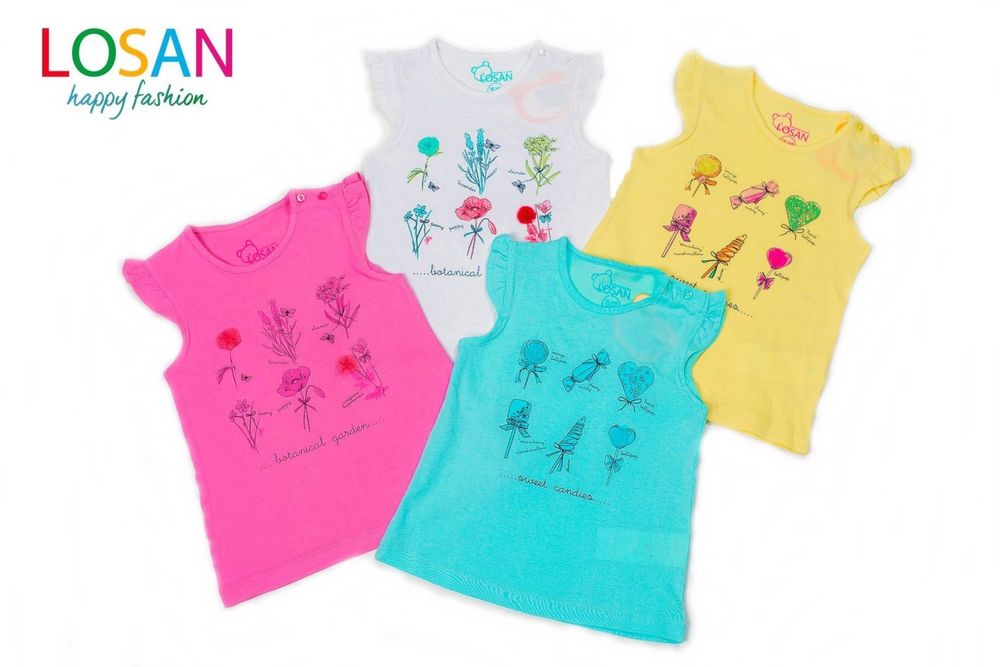 Тениски и къси панталонки Losan за момиче