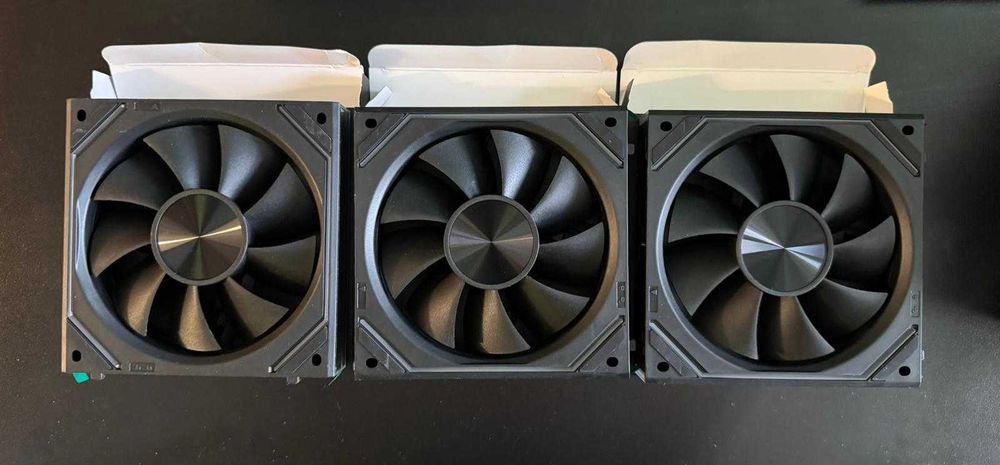 Pachet de 3 - Ventilator PC AsiaHorse DAWN 120mm Daisy Chain PWM Fans