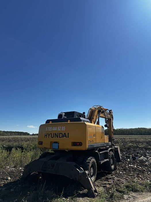 Услуги колесного экскаватора + гидромолот