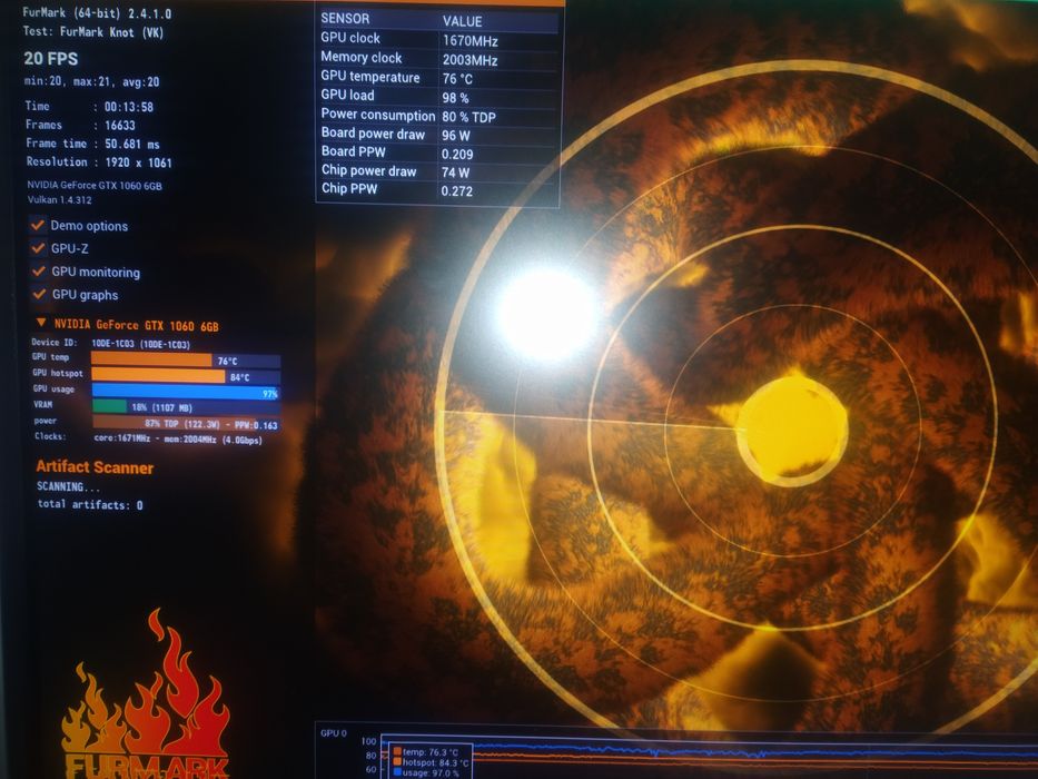 Gtx 1060 6db от palit jetstream