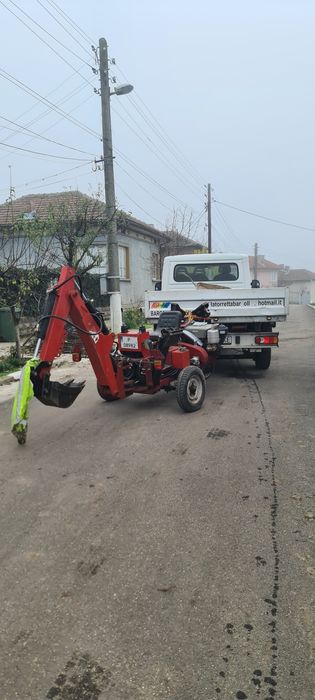 Багер ремарке с регистрация