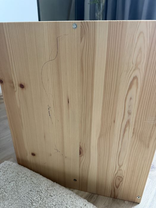 Dulap Trofast ikea copii + 6 cutii metal rosu