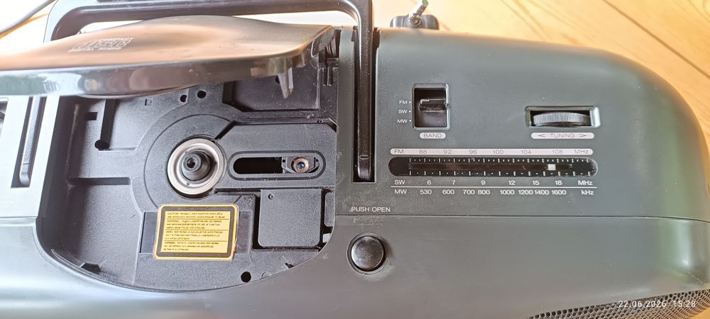 Akai AJ-W312CD CD stereo cassette recorder