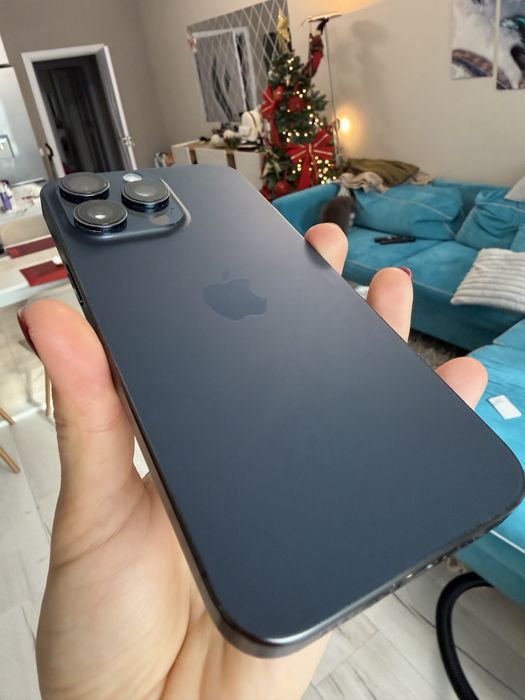 Iphone 15 pro max 512GB Blue Titanium - има още 2 месеца гаранция