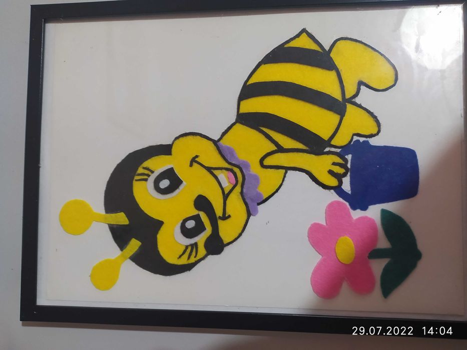 Детские картины из фетра