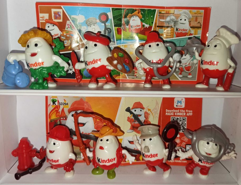 Киндер коллекция киндерино спорт и профессии