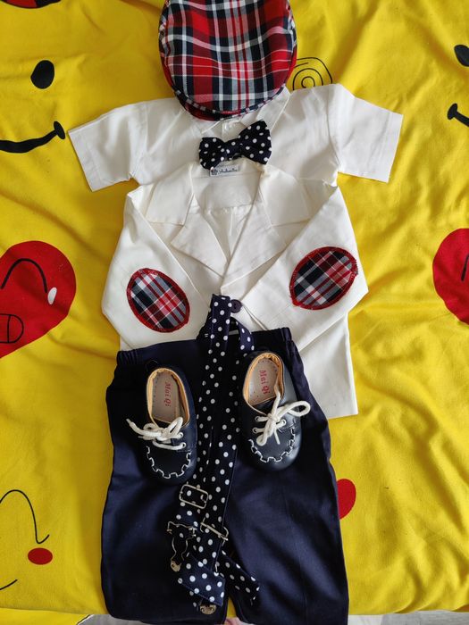 Costum botez băieți 0 - 4 luni