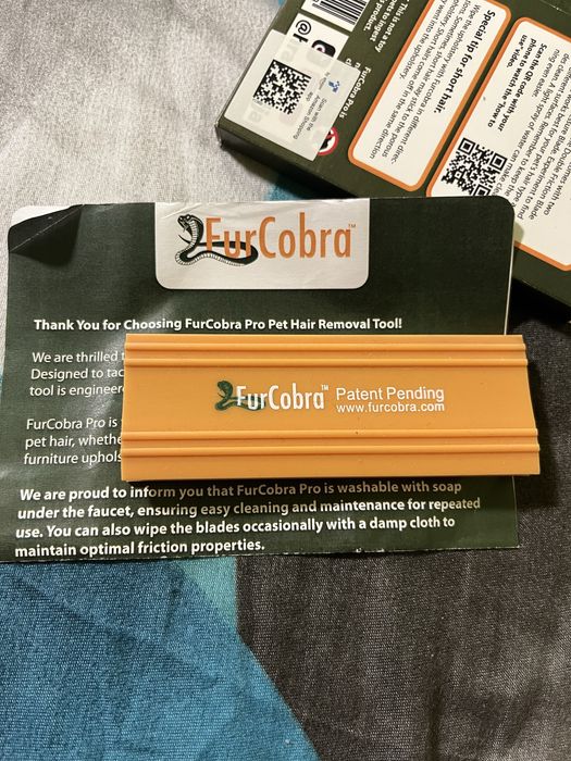 FurCobra Pro - Dispozitiv îndepărtare păr animale de pe suprafete