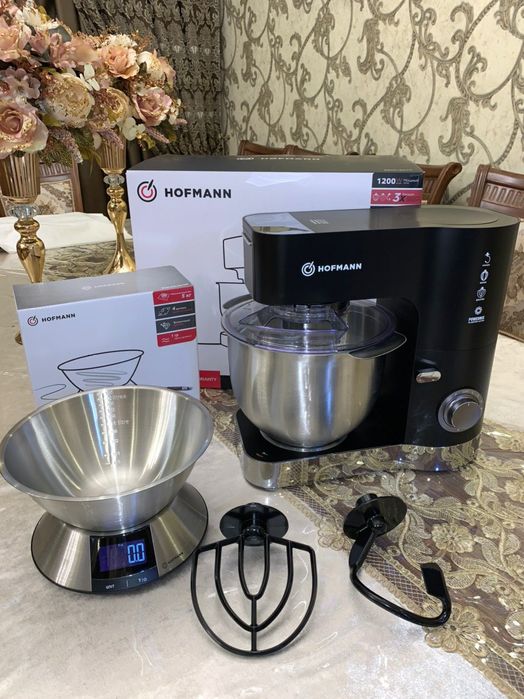Планетарный миксер Hofman 1200 watt доставка год гарантиями Хофман