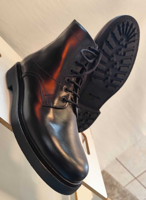 Ghete lace up 41 premium Massimo Dutti NOI piele naturala suprioara