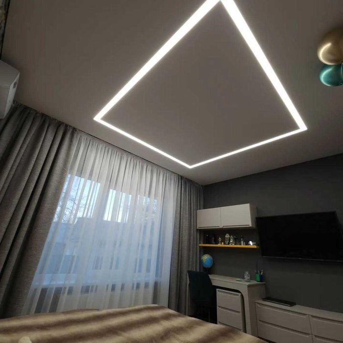 Натяжные потолки под ключ