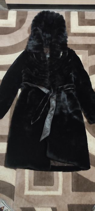 Шуба короткая кролик