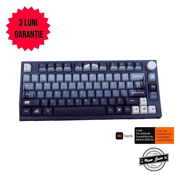 Tastatura Qwertykey Carpathian 75 Purple | TrueGSM