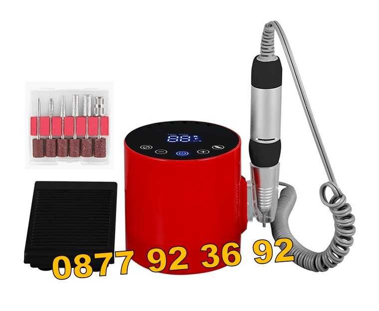 ПРОМОЦИЯ 50W ЕЛ.ПИЛА+ПЕДАЛ за нокти електрическа пила за маникюр