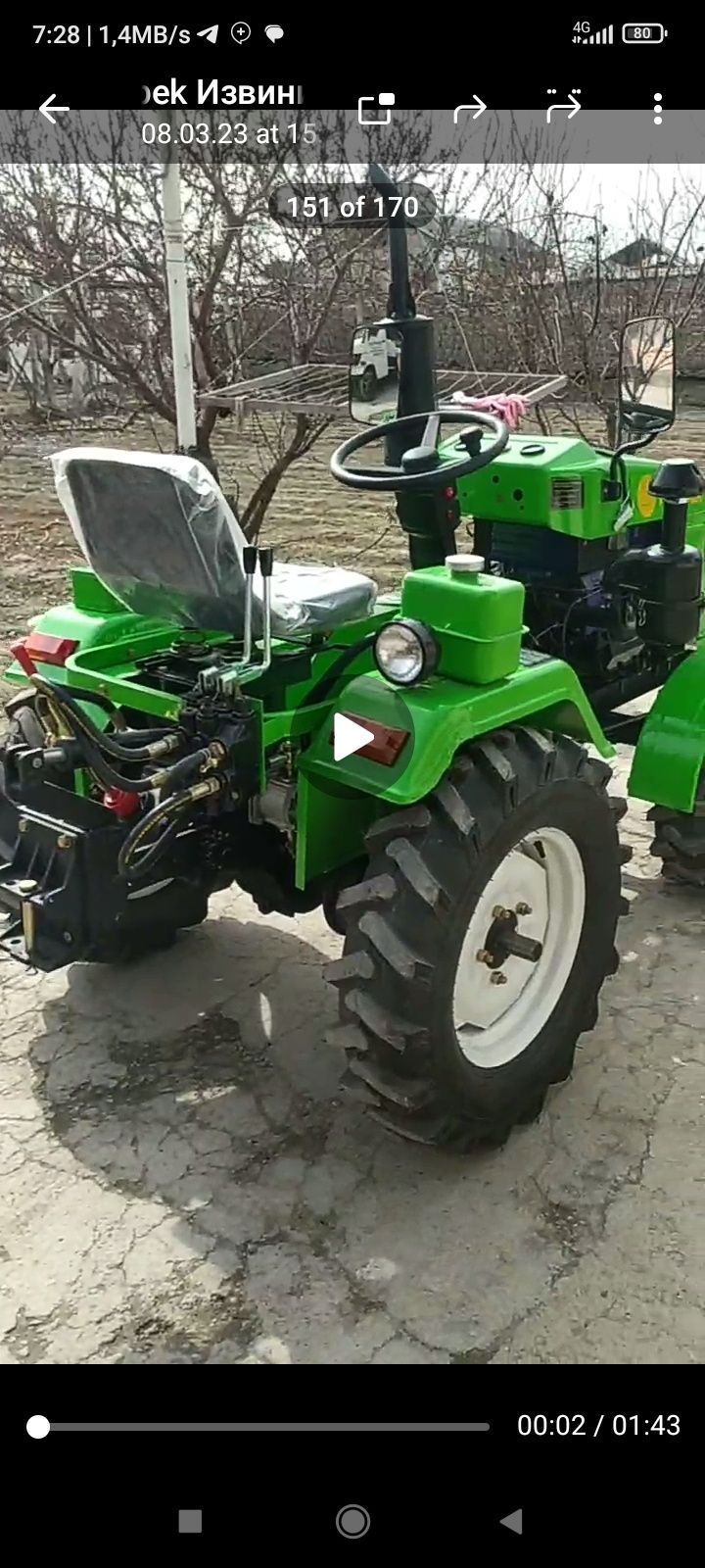 Mini Traktor rus trakt: 40 000 000 сум - Сельхозтехника Алтыарык на Olx