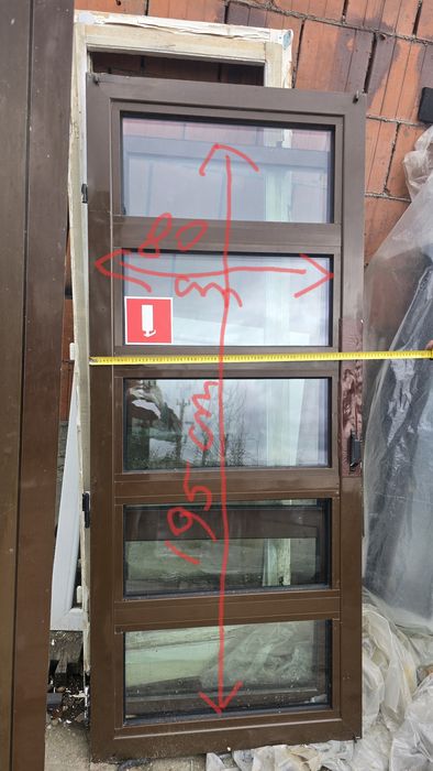 Usi  usa  aluminiu geam termopan