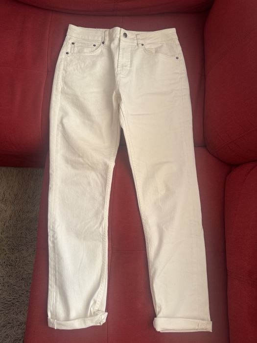 Бели Дънки SLIM EUR 40 Pull&Bear