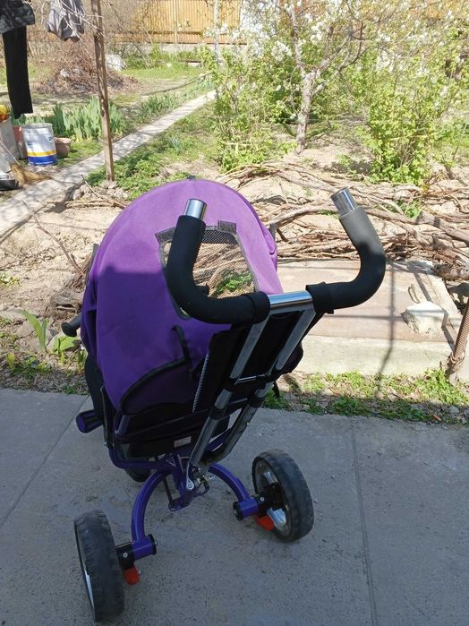 Детский велосипед коляска