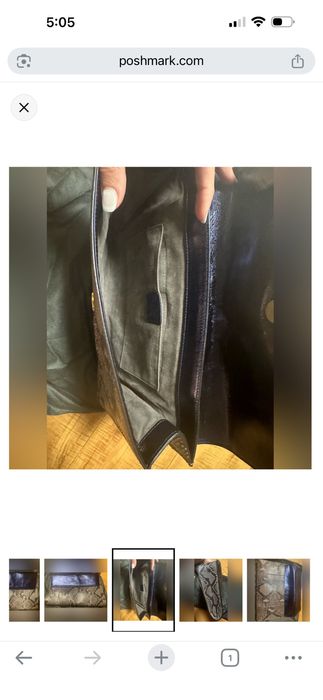 Gucci чанта от питон