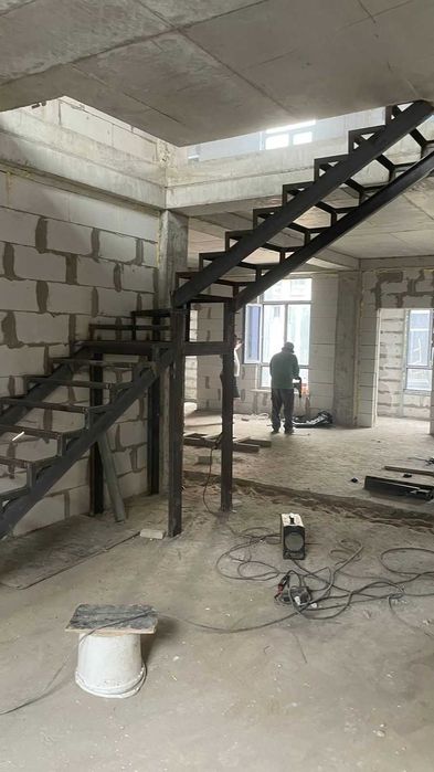 Сварной Лестничный Каркас - изготовление.