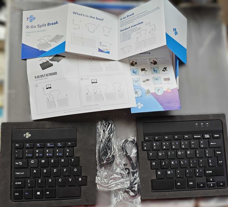 Ергономичната клавиатура R-Go Split Break