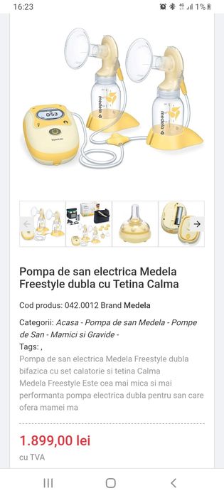 Pompa san Medela freestyle