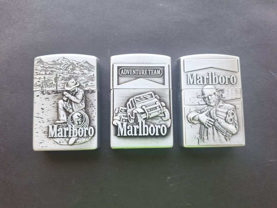 Газови запалки Marlboro-тип Zippo (3бр. за  12 евро)