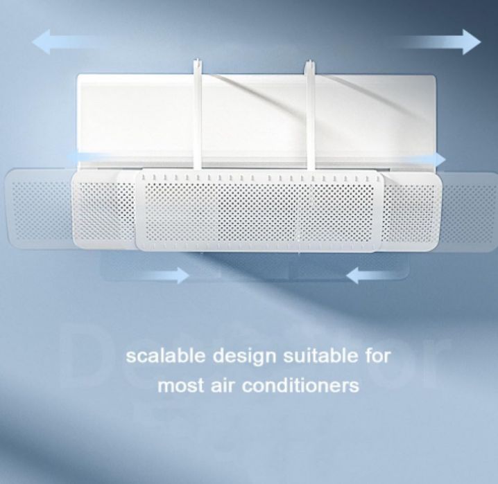 Прецизен дефлектор за климатик, Защита от директния въздушен поток