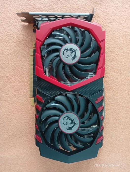 Placa video MSI GeForce GTX 1050 Ti GAMING X 4GB GDDR5 128-bit.