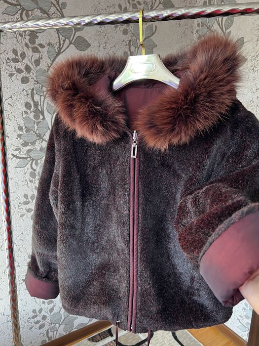 Двухсторонние шуба+куртка московский