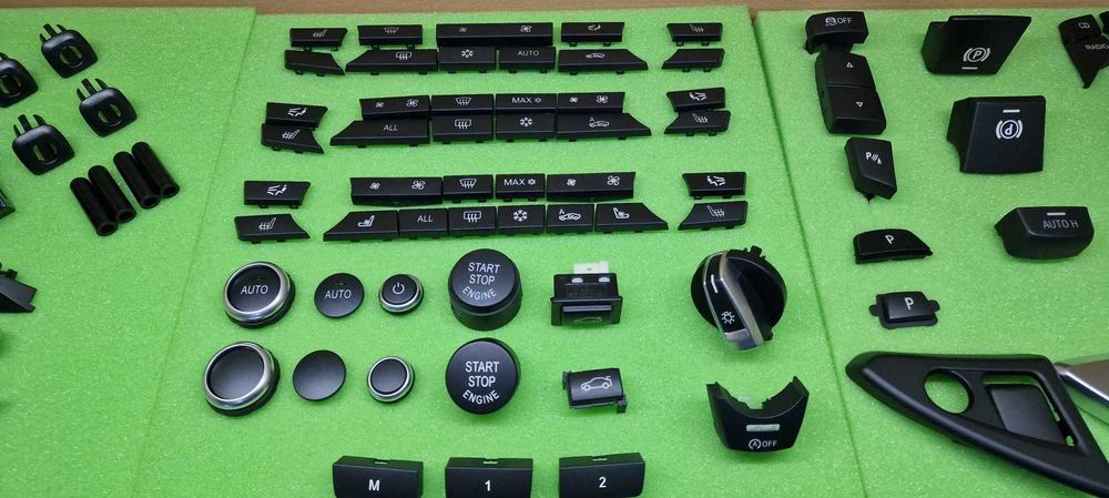 Buton Capac Start Stop OFF Dedicat BMW X3 X4 X5 X6 F25 F26 F15 F16