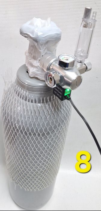 Аквариум,акваристика Co2 бутилки 44/11см. и 55/15см. и регулатори мехурчета