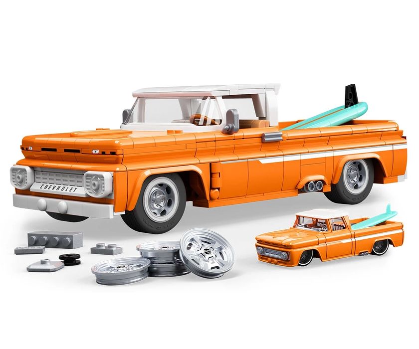 Brick Shop - Hot Wheels: Пикап Шевролет, 858 елемента