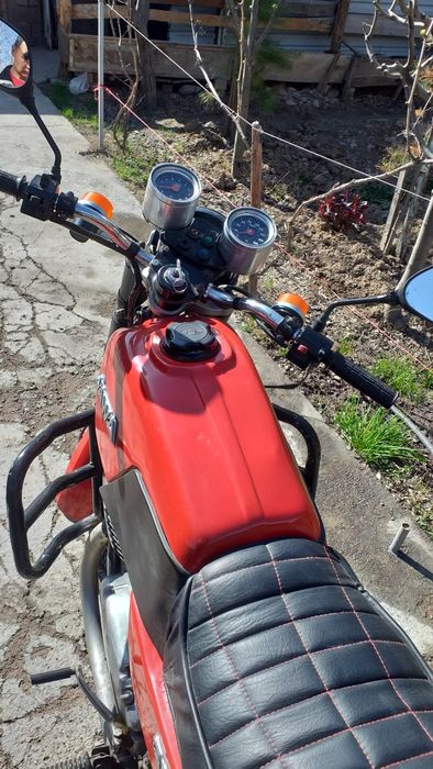 Ява 350 6v двигатель, 12v зажигания