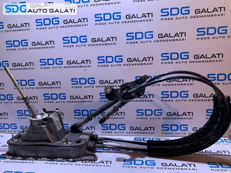 Timonerie Completa Ansamblu Maneta Schimbator cu Sufe Cutie Viteze in 6 Trepte VW Golf 5 1.9 TDI BLS BXJ 2004 - 2008 Cod 1K0711049BP 1K0711265AD 1K0711265AT 1K0711266AD 1K0711061B 1K0711091A