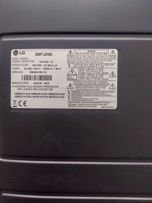 Vând Plasmă tv LG 126cm