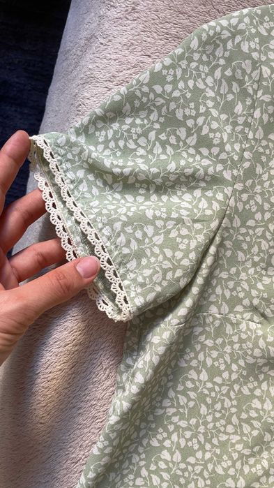 Блуза с къс ръкав HM