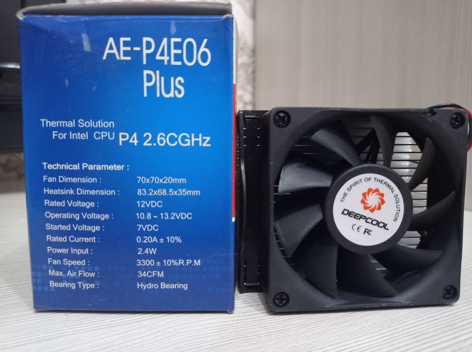 Кулер (вентилятор) с радиатором Новый