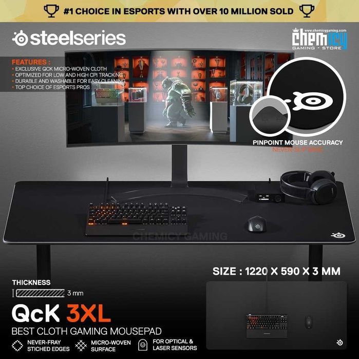 Steelseries 3xl оригинал коврик