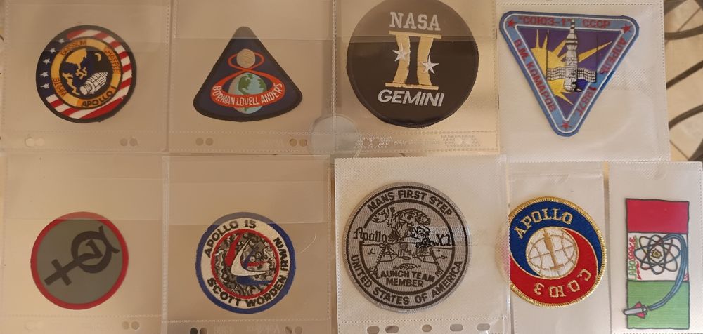 Colecție 9 patch-uri NASA