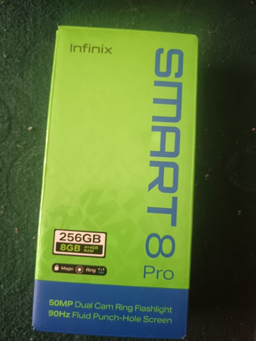 Infinix Smart 8 pro 256 hotira