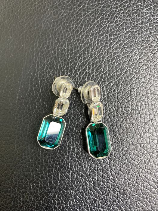 Серьги с камнями Swarowski (оригинал)