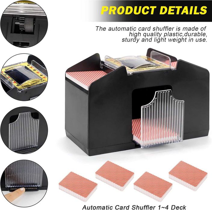 Автоматична машина за разбъркване на карти електрическа