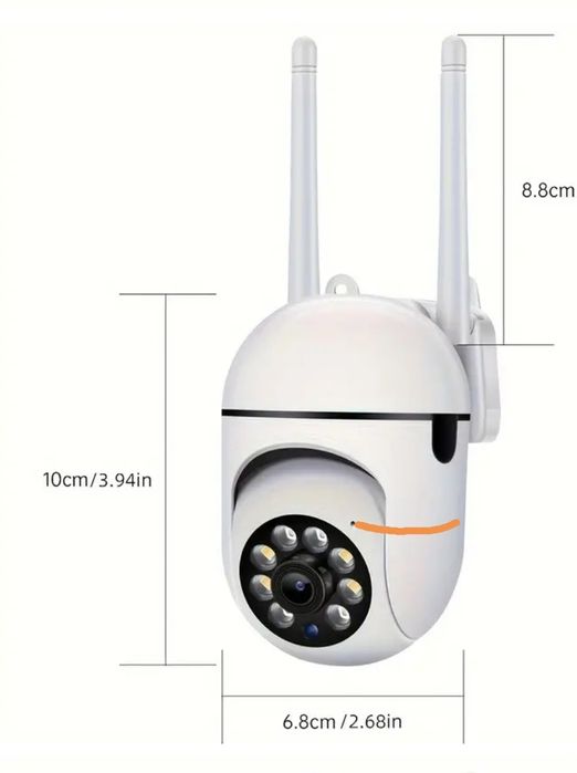 Camera supraveghere WIFI, 3MP, FULL HD, vedere noaptea cu leduri